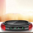 thumbnail image 4 of Solar Car Air Purifier Portable USB Air Freshener Cleaner Automatic Fresh Air Purifier, Black Red, 4 of 5