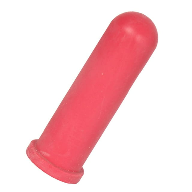 Biberón de silicona suave sin sabor y no tóxico para ternero Rojo Baoblaze Tetina de biberón de goma para ternera