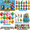 thumbnail image 2 of Set de Decoración para Fiesta Novovida Mario Suministros para Cumpleaños, 2 of 2