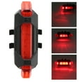 thumbnail image 4 of 918 Rechargeable Bicycle Tail Light, Bicycle Rear Tail Warning Light ABS Plastic  for Jogging for Strollers for Students White,Red,Blue, 4 of 7