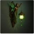 thumbnail image 1 of Lámparas e iluminación, Lámpara de pared de sirenas, estilo vintage, retro, aplique de pared antiguo de sirenas con linternas y lámpara de cristal, luz de noche vintage con temática oceánica, elegante, 1 of 8