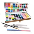 thumbnail image 2 of Water Color Paint Set, Watercolor Paints Pack Perfect Gift Wide Applicability Safe To Use Lightweight  For Children For Art Class, 2 of 8