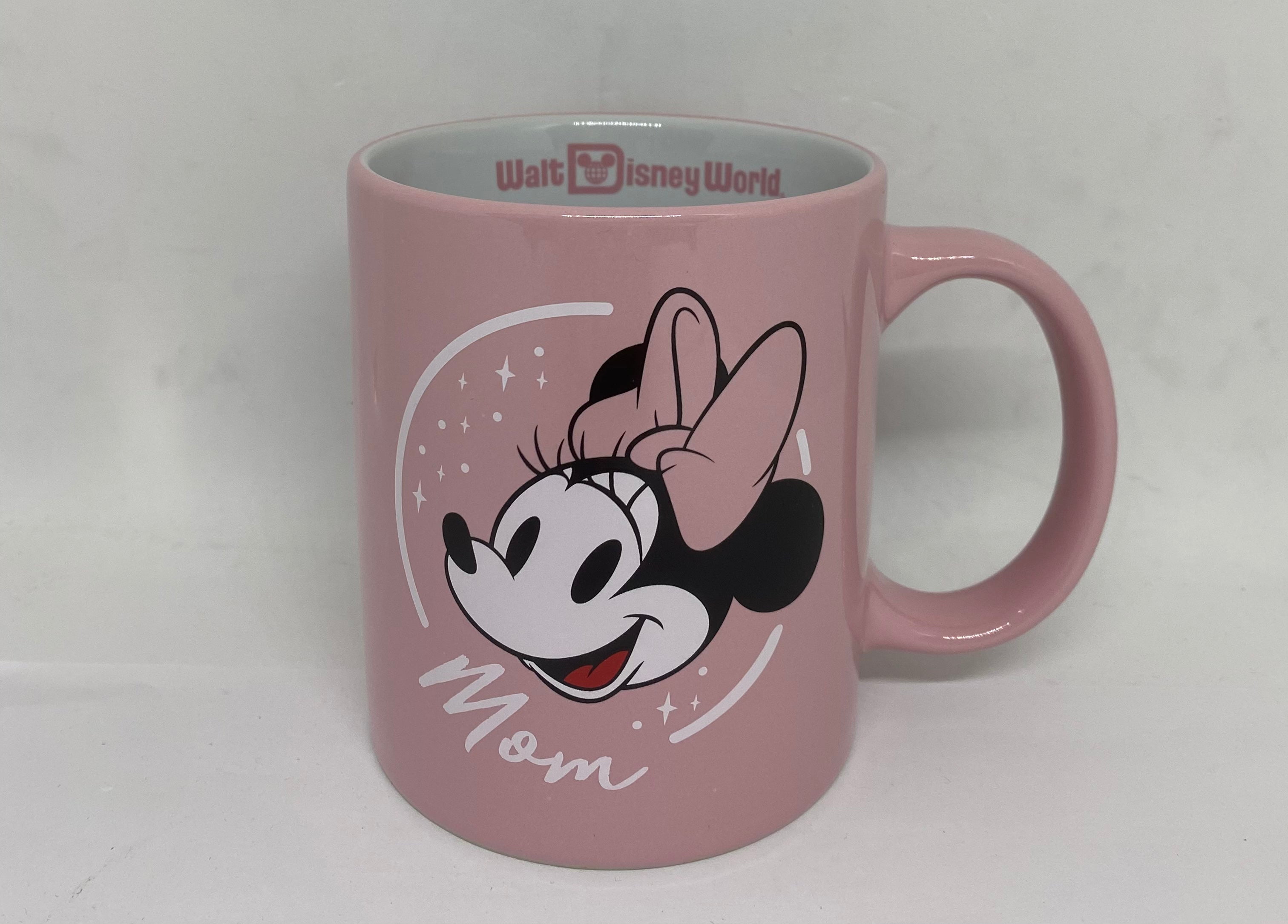 Ceramic Minnie Disney Coffee Mug Large Pink Purple Tea Cup Oversized Bowl  Cartoon 