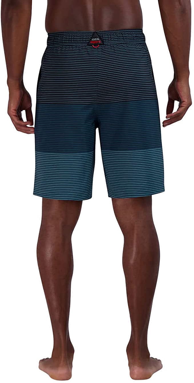 Gerry Men's Swim Trunk Shorts with UV Protection (Blue, Large)