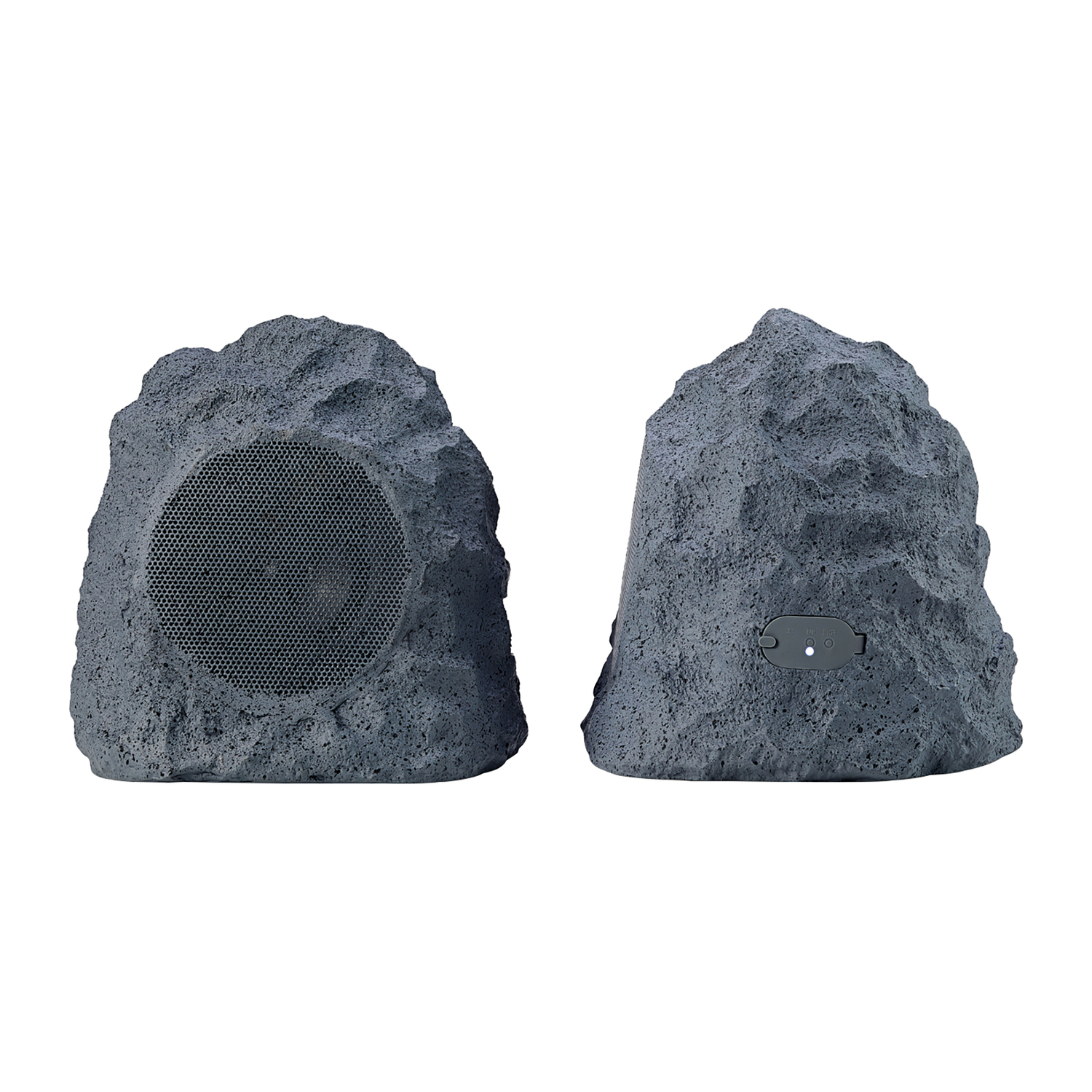 Gemini GHRK-400-PR Bluetooth TWS 40-Watt-Peak Outdoor Rock Speaker Set for Waterproof Patio Sound System, 2 Count