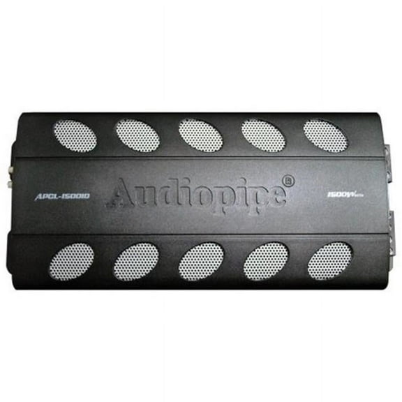 Audiopipe Car Mono Vehicle Audio Amplifier, 17.00" x 7.00" x 2.20"