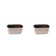 thumbnail image 2 of Toystoory Maceta de plástico absorbente de agua macetas de verduras lavabo de jardinería tira larga interior para balcón invernadero Blanco 2Conjunto, 2 of 6