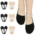 thumbnail image 3 of Shisuyan Ice Silk Socks Skin Tone Ultra Thin For Summer Activities 6 Pairs 8.0 In, 3 of 9