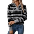 thumbnail image 2 of Suéter de cuello redondo para mujer, cárdigan informal de color liso con cremallera para ir al trabajo, chaqueta, abrigo para mujer, 2 of 8