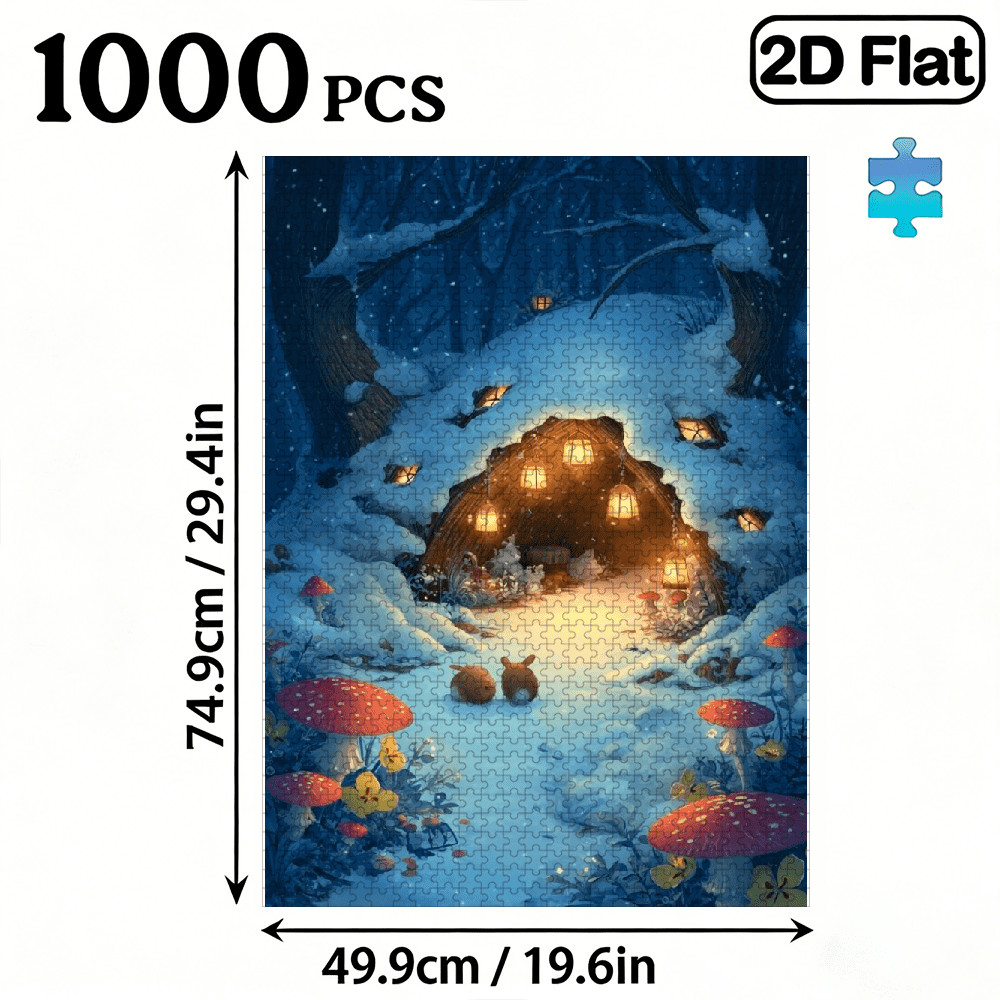 A 1000pcs Adult Puzzle Featuring  Landscape Themes, High Difficulty Level, Suitable for Adults, Family Entertainment.29.4*19.6 in