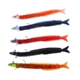 thumbnail image 1 of Señuelo de pesca Cola 5 piezas suave fregadero 3D Swimbait Jig Head, 1 of 6