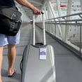 thumbnail image 3 of Tineasur Stainless Steel PVC Luggage Tags Transparent Travel Accessories for Decoration, 3 of 6