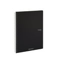 thumbnail image 3 of Fabriano Ecoqua Original Spiral-Bound Notebook, 8.3 in x 11.7 in, A4, Lined, 70 Sheets, Black, 3 of 13