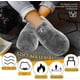 thumbnail image 3 of Usb Electric Heated Slippers Foot Warmers For Men Women, Plush Rechargeable Heating Shoes, Winter Warming Slippers, 3 of 5