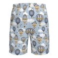 thumbnail image 6 of Wukai Balloon Vintage Print Beach Trunks with Compression Liner Swimsuit Quick Dry Beach Sports Shorts with Pocket-Large, 6 of 8
