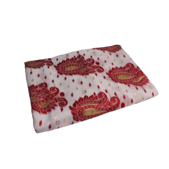 SIMONART AND PRINTING Women's Traditional Bengal Cotton Silk Soft Jamdani Saree - Beautiful design and Quality SAREE - Without Blouse Piece