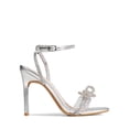 thumbnail image 3 of Sandalia DREAM PAIRS Brielle Plata Transparente con Moños Talla 10 US, 3 of 7