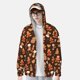 thumbnail image 2 of Balery Christmas Gingerbread Cookies Sudadera ligera de manga larga con capucha y protección solar UPF 50+ para hombre y mujer, ideal para pesca y running-3X-Large, 2 of 7