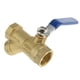 thumbnail image 1 of Válvula de de latón forjado de 3/4 de con para aceite de agua - DN20 , fácil de instalar Zulema Válvula de bola de filtro de latón, 1 of 8