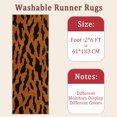 thumbnail image 6 of 2x6 FT Kitchen Runner Rugs Non Skid Washable, Faux Wool Rug Runners for Hallways Bathroom Carpet Runner, Soft Indoor Modern Floor Rug for Entryway Laundry Room, 6 of 11