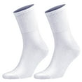 thumbnail image 2 of Women's Athletic Crew Socks 6-Pack - Breathable Thin Running Socks | Moisture-Wicking Cotton Blend (Fits Shoe Size 5-10), 2 of 5