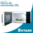 thumbnail image 2 of Microondas Shtark Sht25l 25l 900w Plateado Espejo, 2 of 6