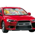 thumbnail image 2 of Kdxio Kawaii Sushi Characters Delight Print Front Windshield Sun Shade,Folding Auto Sunshade for Car Truck SUV-Medium, 2 of 5