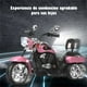 thumbnail image 4 of Moto Montable Costway en estilo chopper Alimentada a batería Rosa con música marcha adelante y atrás, 4 of 7