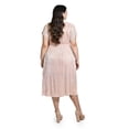 thumbnail image 3 of Vestido plisado Roman Fashion Rosa 38, 3 of 6
