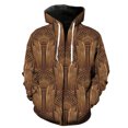 thumbnail image 1 of Sudadera con capucha y cremallera para hombre, con estampados geométricos abstractos, talla grande, estilo urbano, chaquetas con capucha, estilo Harajuku de primavera, 1 of 6