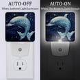 thumbnail image 2 of Whale LED Square Night Lights - Stylish and Energy-Efficient Illumination for Any Room - Set of 2, 2 of 6