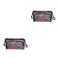 thumbnail image 3 of stanreset 1/2/3/5 Yarn Storage Bag Shoulder Tote Knitting Bags Square Multi-grids Pouch Thread Wool Crochet Hooks Handbags Orange 2PCS, 3 of 6