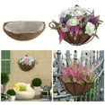 thumbnail image 3 of Hanging Basket Non-woven Coco Liner Planter Inserts insert mat pots hanging Planting Flowers 40cm, 3 of 9