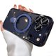 thumbnail image 1 of Funda Magnética MANLENO para iPhone 17 Pro Max Clear Compatible con MagSafe con Soporte Invisible y Protector de Lente, Revestimiento y Protección Suave para Teléfono (Azul Marino), 1 of 7