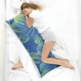 thumbnail image 4 of Vibrant Body Pillow Cover 20x54 - Colorful Tropical Floral Pillowcase with Zipper, Soft & Skin-Friendly, Ideal for Sleeping or Lounging, 4 of 7