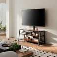 thumbnail image 3 of FITUEYES 3-Tiers Flat Panel TV Stand with Mount for TVs up to 70", Height Adjustable Bracket Stand Base, 3 of 8