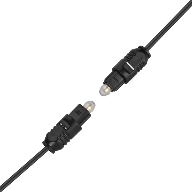 Câble Audio Optique Fibre Fiabilité, Câble Audio Premium Flexible, Lecteur CD Robuste Pratique Processeur de Signal Numérique Lecteur DVD pour Récepteur Numérique