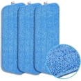 thumbnail image 1 of Cabezales de repuesto para trapeador en aerosol de microfibra para trapeadores húmedos y secos, cabezales planos de repuesto, almohadillas reutilizables para trapeador compatibles con el sistema de, 1 of 6