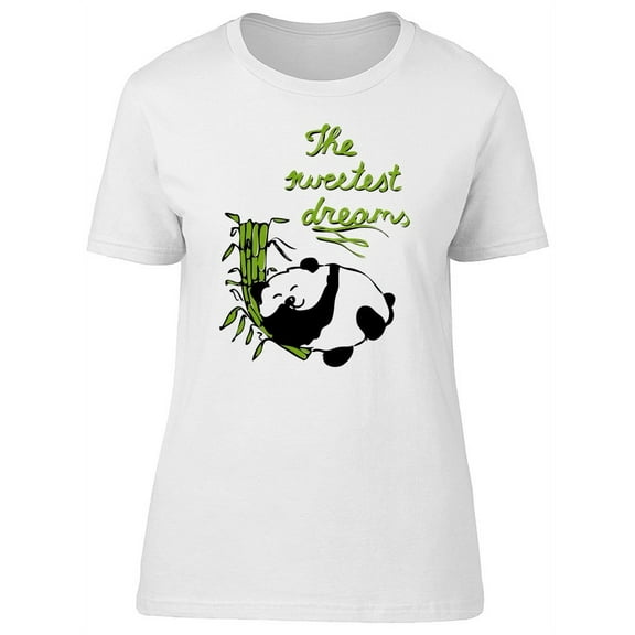 The Sweetest Dream Cute Panda Tee Women's -Image by Shutterstock