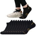 thumbnail image 4 of HIALTODAY 5 Pack Men Cushion Crew Socks Enhanced Cushioning Arch Support for All-Day Comfort Ideal for Running, Work, Gym & Casual Wear, 4 of 8
