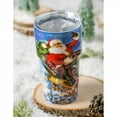 thumbnail image 2 of Evergreen Double Wall Ceramic Companion Cup with Tritan Lid 13oz Delivering Christmas, 2 of 6