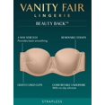 thumbnail image 5 of Sujetador Vanity Fair Beauty, alisador de espalda, sin tirantes, rosa y beige, 40C, 5 of 5