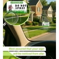 thumbnail image 5 of 3 Pack 12x8 Inches Do Not Spray, Thank You with Metal Stakes - Plastic Double Sided Neighborhood Street Caution Yard Signs - Do No Spray Signs for Outdoor or Indoor/Onside or Inside, 5 of 7