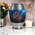 thumbnail image 5 of Rose Urn For Ashes For Women Small Set Of 4 - Cremation Keepsake Urn For Ashes For Grand Father - 1 Large Urns For Adult Men And Woman - Blue Urns For Adult Male And Female - 10&3 Inch, 5 of 6