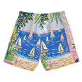 thumbnail image 7 of FORMRS Boys Swim Trunks Quick Dry Mesh Liner Boardshorts Sizes XS-XL, Yellow Seaside, 7 of 7