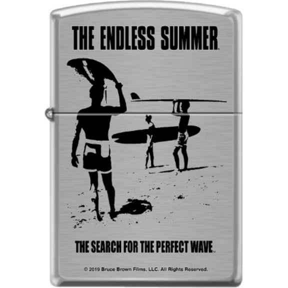 Endless Summer - Brushed Chrome Zippo Lighter