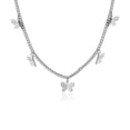 thumbnail image 3 of Jewelry VerPetridure Ladies Metal Butterfly Tassel Pendant Women's Clavicle Pendant Necklaces, 3 of 7