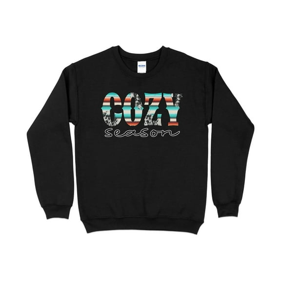 Cozy Cow Print Season Sweatshirt, Fall Sweater, Farm Animals Sweatshirt, Cute Country Sweatshirt, Fall Clothing, Cow Sweater