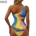 thumbnail image 2 of Women's One Piece Swimsuit One Shoulder Bathing Suit,S，G149402, 2 of 7