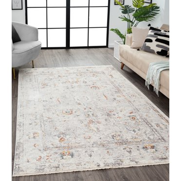 Allstar Rugs  Persian Themed Polyester Area Rug 7' 9" x 9' 10" - Multicolor